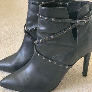 Top Shop black Ankle boots